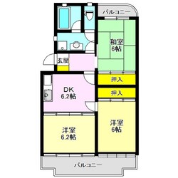 ファミールマンションの物件間取画像